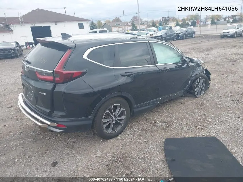 2020 Honda Cr-V Awd Ex-L VIN: 2HKRW2H84LH641056 Lot: 40762499