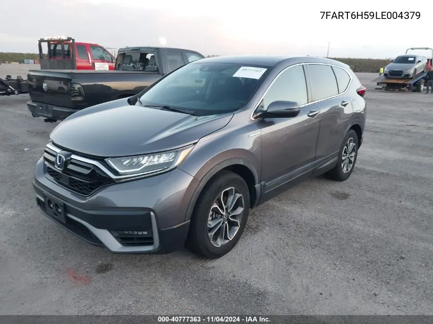 2020 Honda Cr-V Hybrid Ex VIN: 7FART6H59LE004379 Lot: 40777363