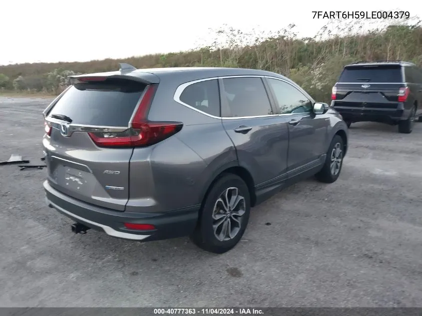 2020 Honda Cr-V Hybrid Ex VIN: 7FART6H59LE004379 Lot: 40777363