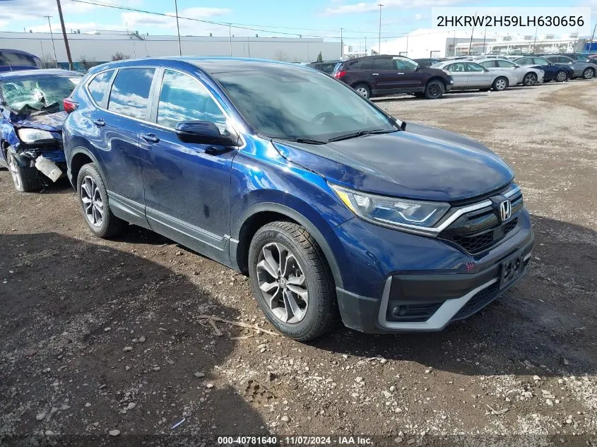 2020 Honda Cr-V Awd Ex VIN: 2HKRW2H59LH630656 Lot: 40781640