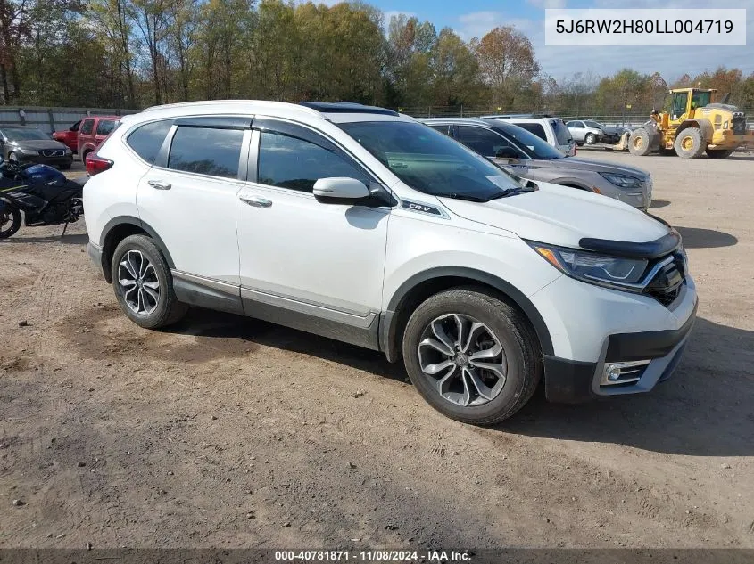 2020 Honda Cr-V Awd Ex-L VIN: 5J6RW2H80LL004719 Lot: 40781871