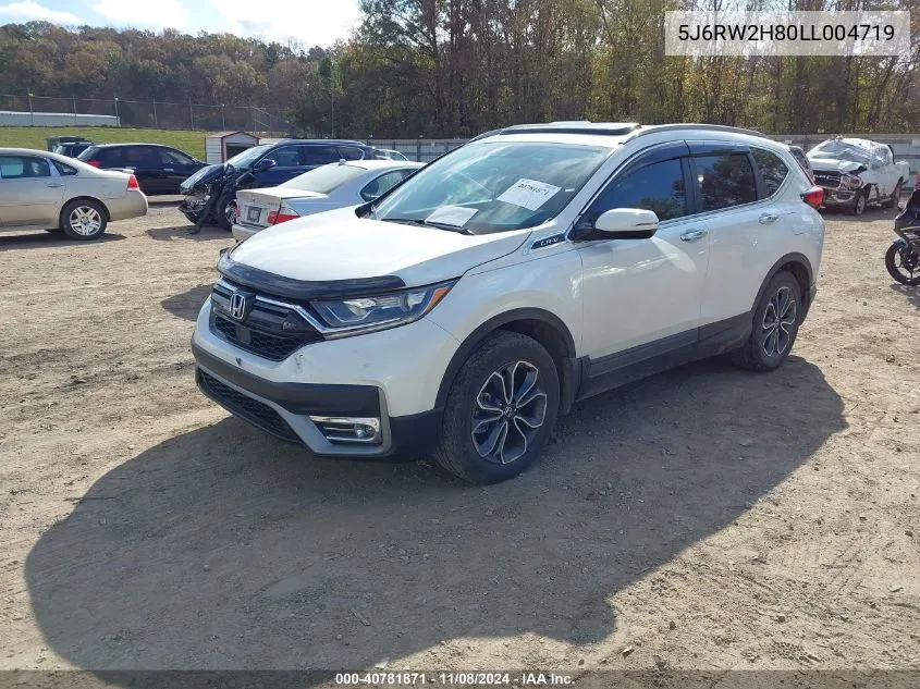 2020 Honda Cr-V Awd Ex-L VIN: 5J6RW2H80LL004719 Lot: 40781871