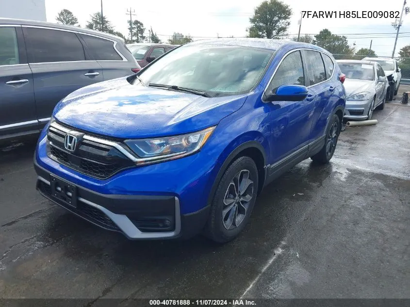 2020 Honda Cr-V 2Wd Ex-L VIN: 7FARW1H85LE009082 Lot: 40781888