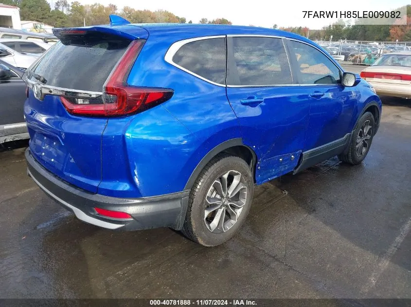 2020 Honda Cr-V 2Wd Ex-L VIN: 7FARW1H85LE009082 Lot: 40781888