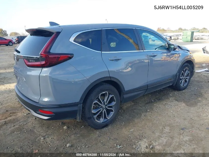 2020 Honda Cr-V 2Wd Ex VIN: 5J6RW1H54LL005209 Lot: 40784388