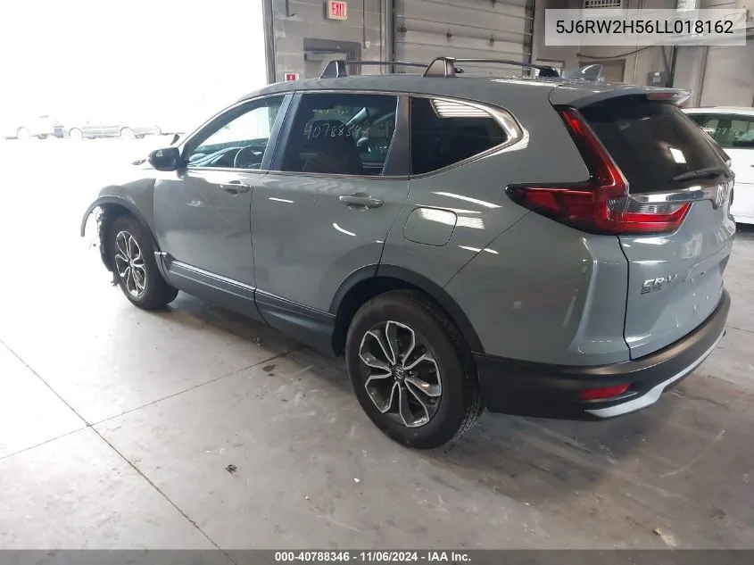 2020 Honda Cr-V Awd Ex VIN: 5J6RW2H56LL018162 Lot: 40788346