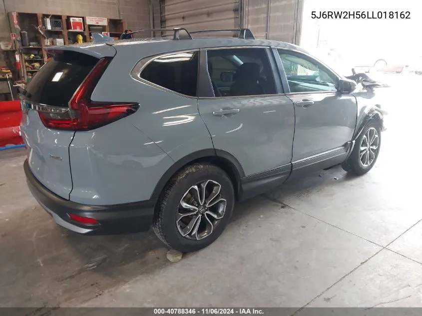 2020 Honda Cr-V Awd Ex VIN: 5J6RW2H56LL018162 Lot: 40788346