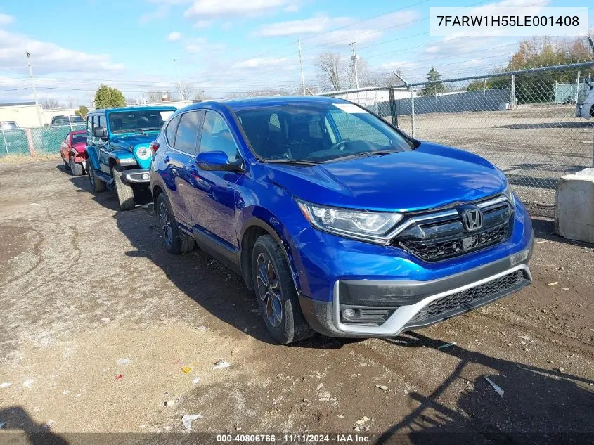 2020 Honda Cr-V 2Wd Ex VIN: 7FARW1H55LE001408 Lot: 40806766