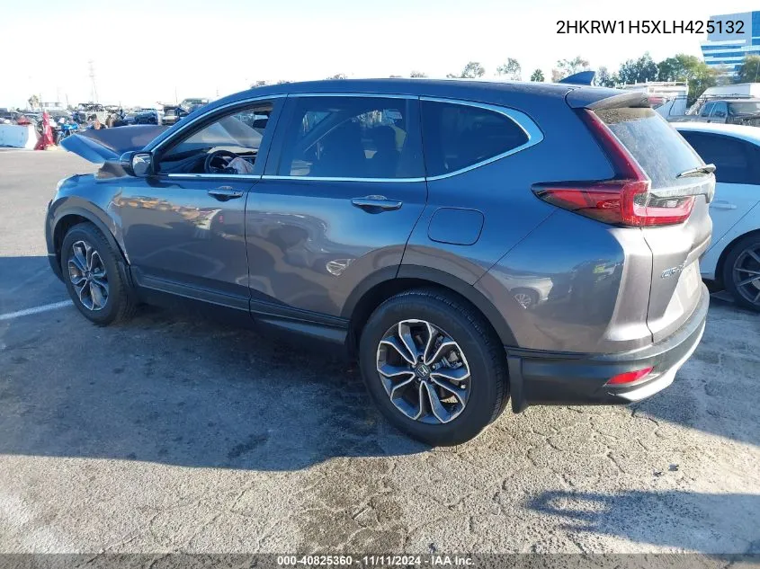 2020 Honda Cr-V 2Wd Ex VIN: 2HKRW1H5XLH425132 Lot: 40825360