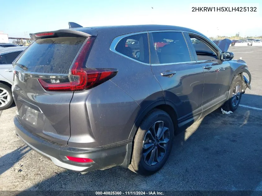 2020 Honda Cr-V 2Wd Ex VIN: 2HKRW1H5XLH425132 Lot: 40825360