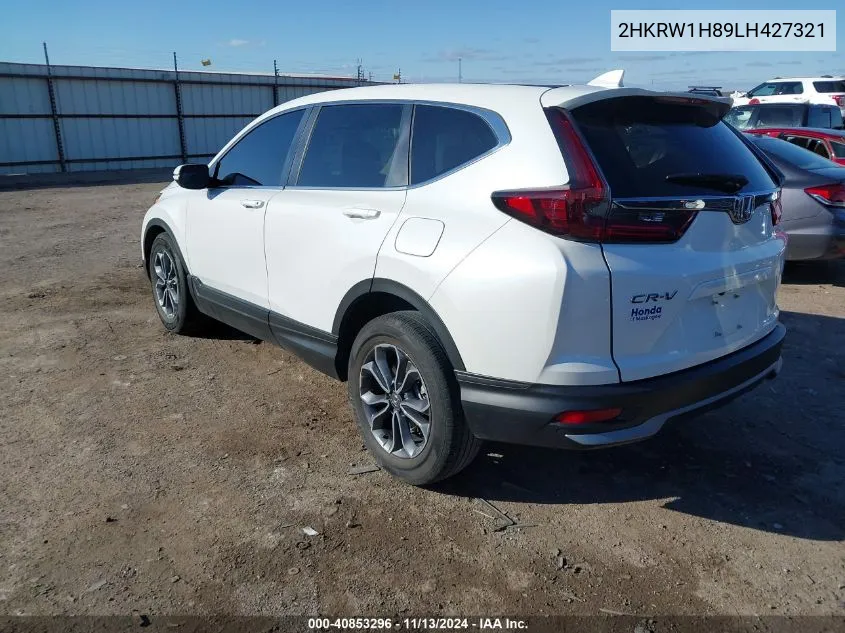 2020 Honda Cr-V 2Wd Ex-L VIN: 2HKRW1H89LH427321 Lot: 40853296