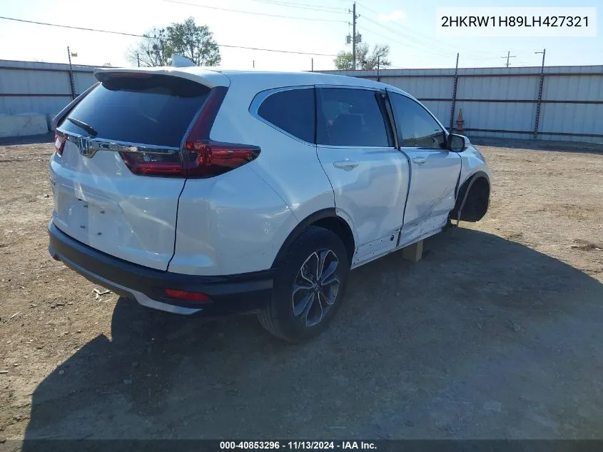 2020 Honda Cr-V 2Wd Ex-L VIN: 2HKRW1H89LH427321 Lot: 40853296