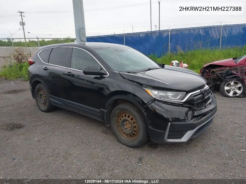 2HKRW2H21MH227388 2021 Honda Cr-V