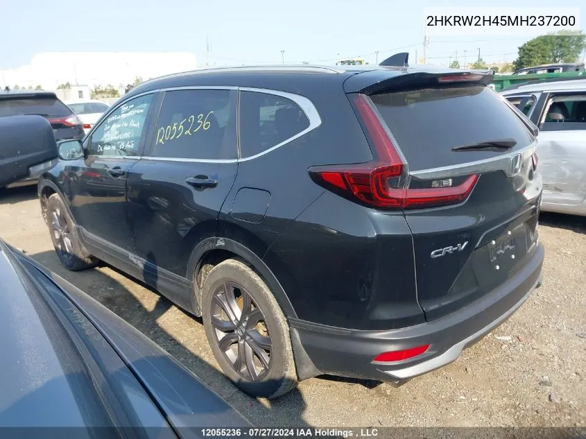 2021 Honda Cr-V VIN: 2HKRW2H45MH237200 Lot: 12055236