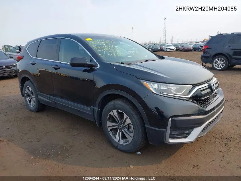 2021 Honda Cr-V VIN: 2HKRW2H20MH204085 Lot: 12094244