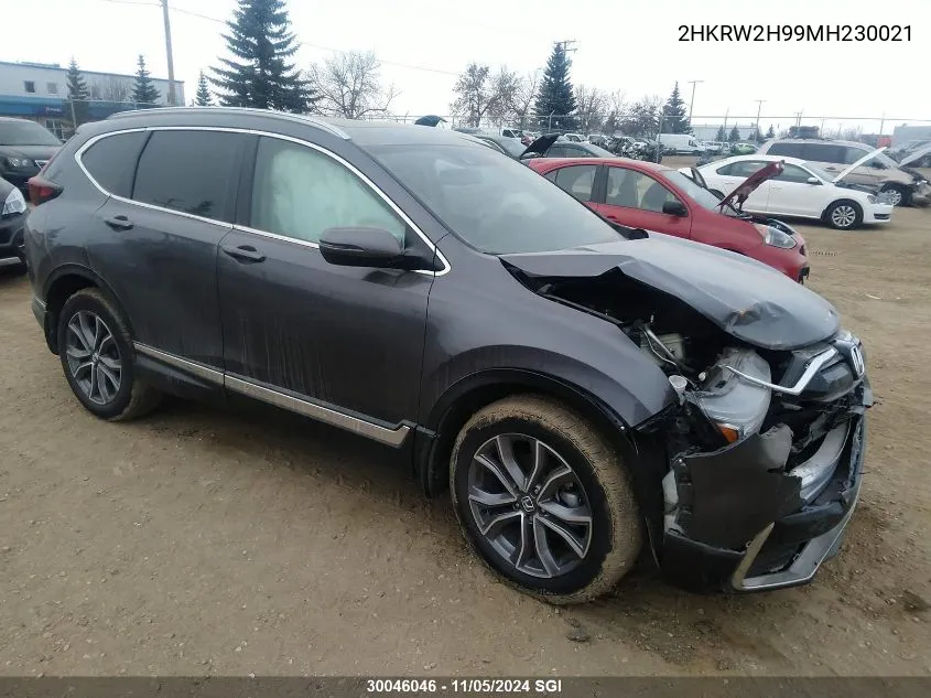 2021 Honda Cr-V Touring VIN: 2HKRW2H99MH230021 Lot: 30046046