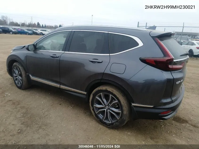 2021 Honda Cr-V Touring VIN: 2HKRW2H99MH230021 Lot: 30046046