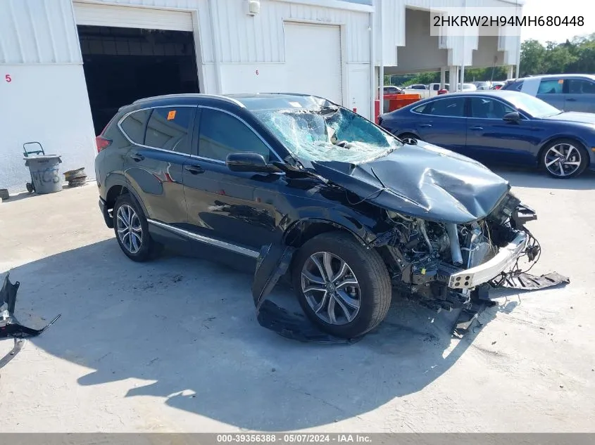 2HKRW2H94MH680448 2021 Honda Cr-V Awd Touring