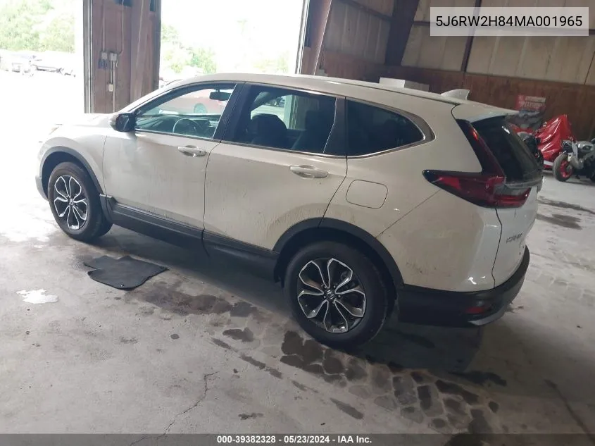 2021 Honda Cr-V Awd Ex-L VIN: 5J6RW2H84MA001965 Lot: 39382328