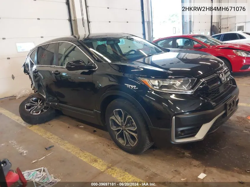 2021 Honda Cr-V Awd Ex-L VIN: 2HKRW2H84MH671076 Lot: 39697181