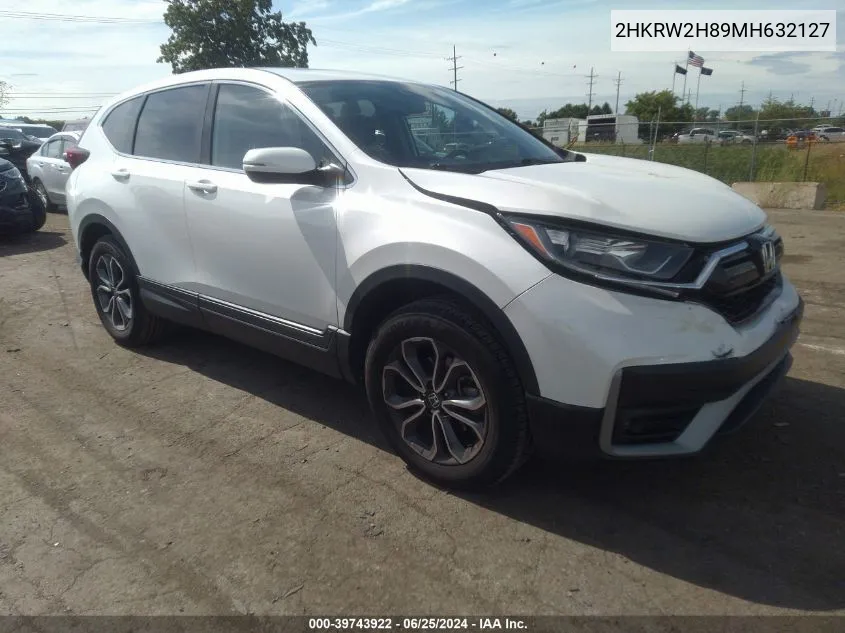 2021 Honda Cr-V Awd Ex-L VIN: 2HKRW2H89MH632127 Lot: 39743922