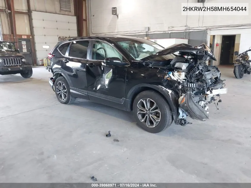 2HKRW2H58MH654044 2021 Honda Cr-V Awd Ex