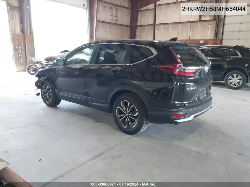 2021 Honda Cr-V Awd Ex VIN: 2HKRW2H58MH654044 Lot: 39868971