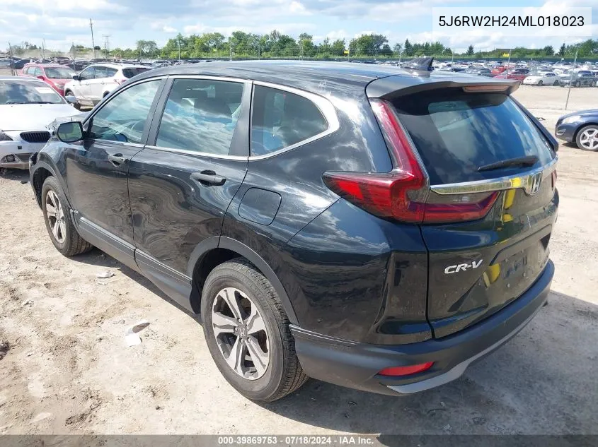 5J6RW2H24ML018023 2021 Honda Cr-V Awd Lx