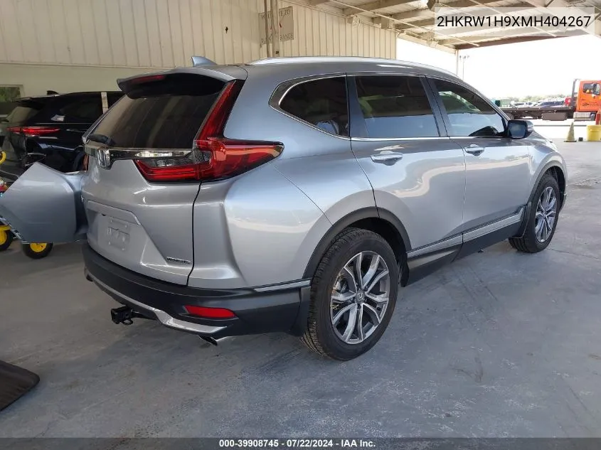 2021 Honda Cr-V 2Wd Touring VIN: 2HKRW1H9XMH404267 Lot: 39908745