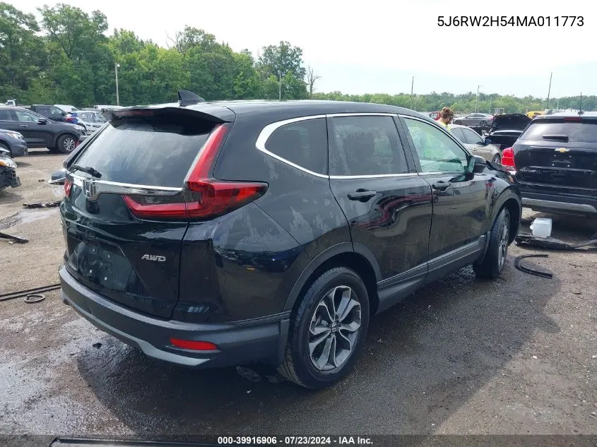 2021 Honda Cr-V Awd Ex VIN: 5J6RW2H54MA011773 Lot: 39916906