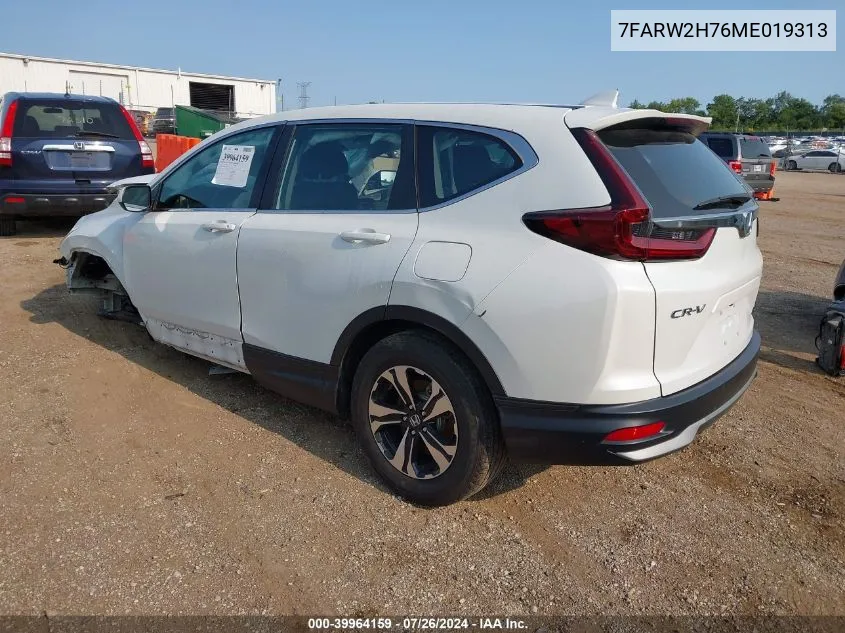 2021 Honda Cr-V Awd Special Edition VIN: 7FARW2H76ME019313 Lot: 39964159