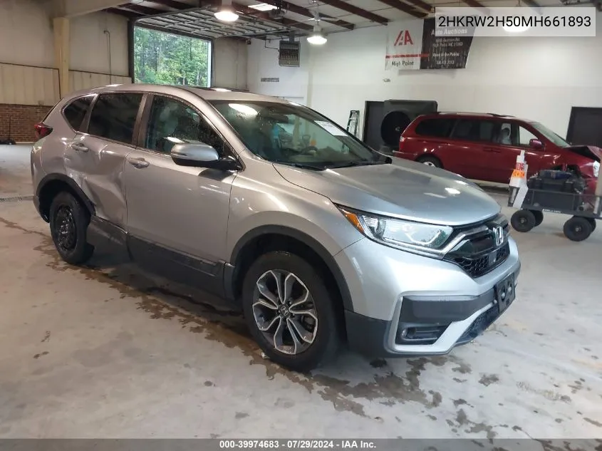 2021 Honda Cr-V Awd Ex VIN: 2HKRW2H50MH661893 Lot: 39974683