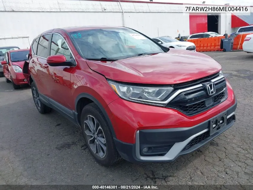 7FARW2H86ME004416 2021 Honda Cr-V Exl