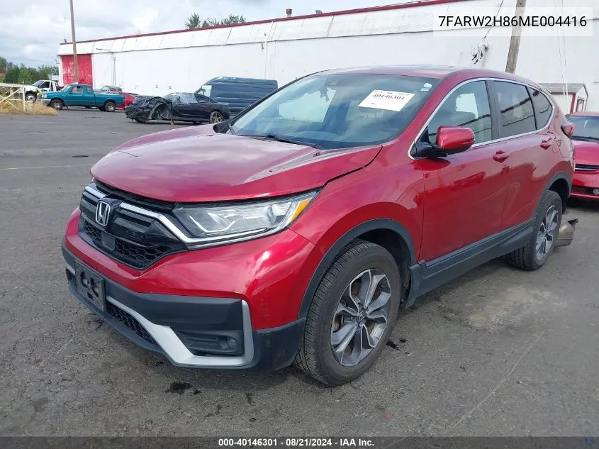 7FARW2H86ME004416 2021 Honda Cr-V Exl