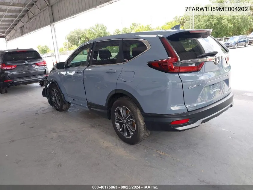 2021 Honda Cr-V 2Wd Ex VIN: 7FARW1H59ME004202 Lot: 40175863