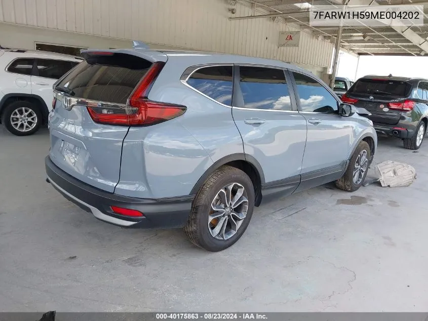 2021 Honda Cr-V 2Wd Ex VIN: 7FARW1H59ME004202 Lot: 40175863