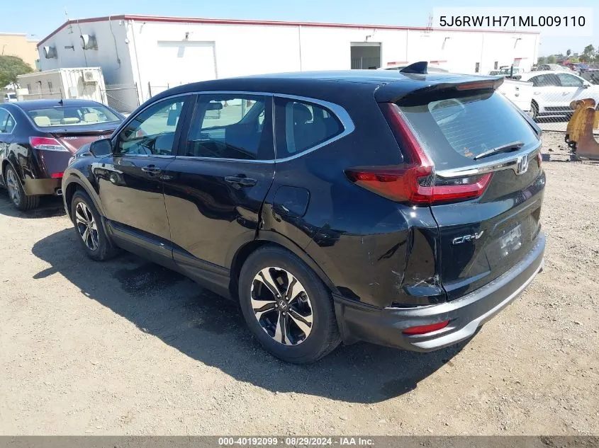 2021 Honda Cr-V 2Wd Special Edition VIN: 5J6RW1H71ML009110 Lot: 40192099