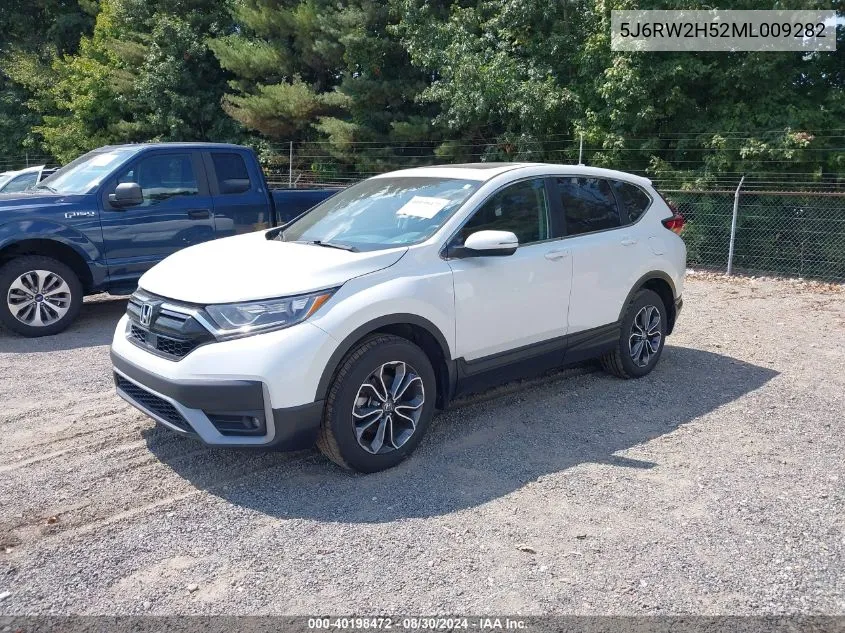 2021 Honda Cr-V Awd Ex VIN: 5J6RW2H52ML009282 Lot: 40198472