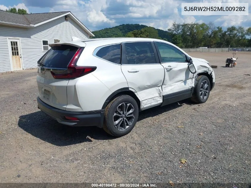 2021 Honda Cr-V Awd Ex VIN: 5J6RW2H52ML009282 Lot: 40198472