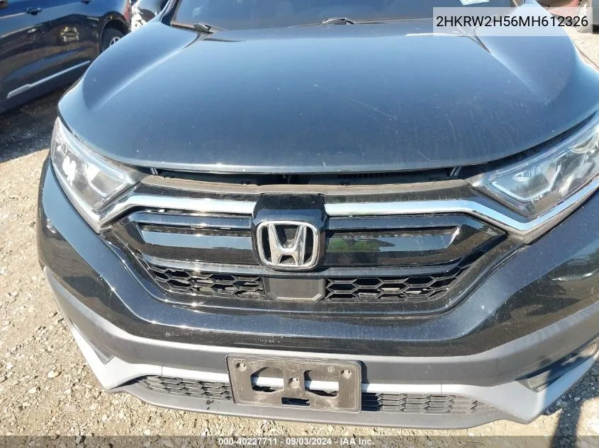 2HKRW2H56MH612326 2021 Honda Cr-V Awd Ex