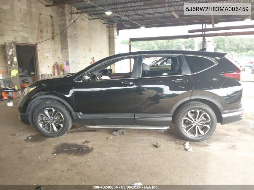 5J6RW2H83MA006459 2021 Honda Cr-V Awd Ex-L