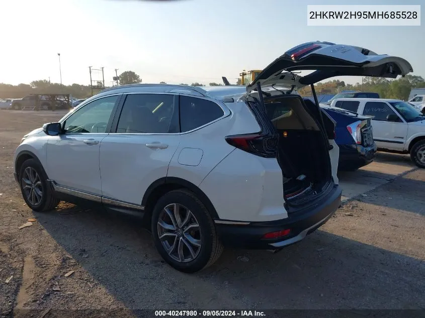 2021 Honda Cr-V Touring VIN: 2HKRW2H95MH685528 Lot: 40247980