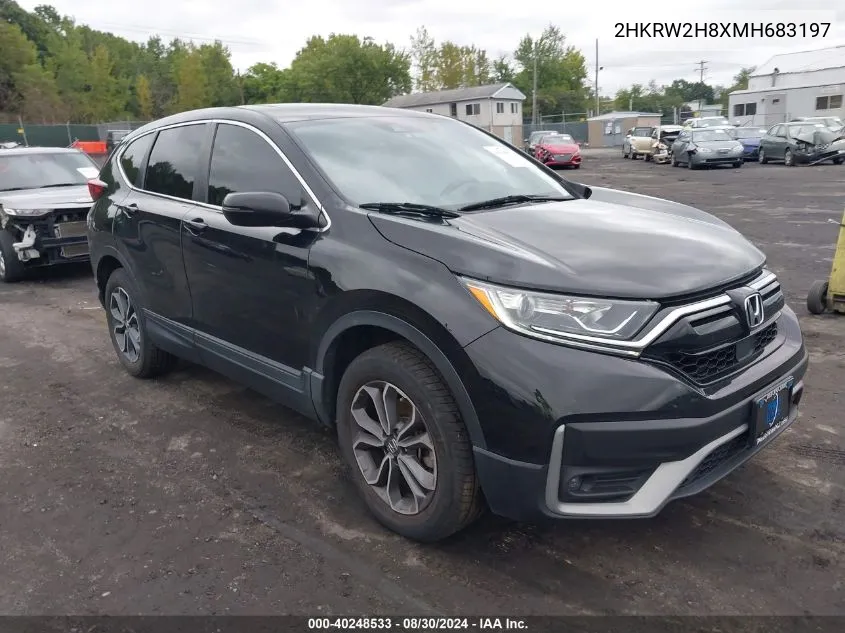 2021 Honda Cr-V Awd Ex-L VIN: 2HKRW2H8XMH683197 Lot: 40248533