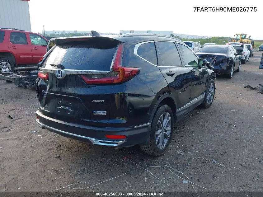 7FART6H90ME026775 2021 Honda Cr-V Hybrid Touring