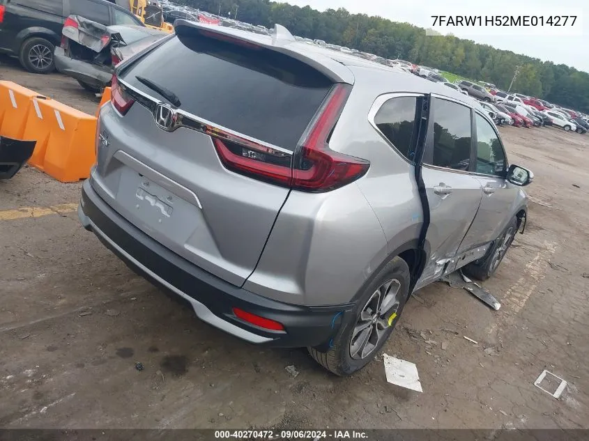 2021 Honda Cr-V Ex VIN: 7FARW1H52ME014277 Lot: 40270472