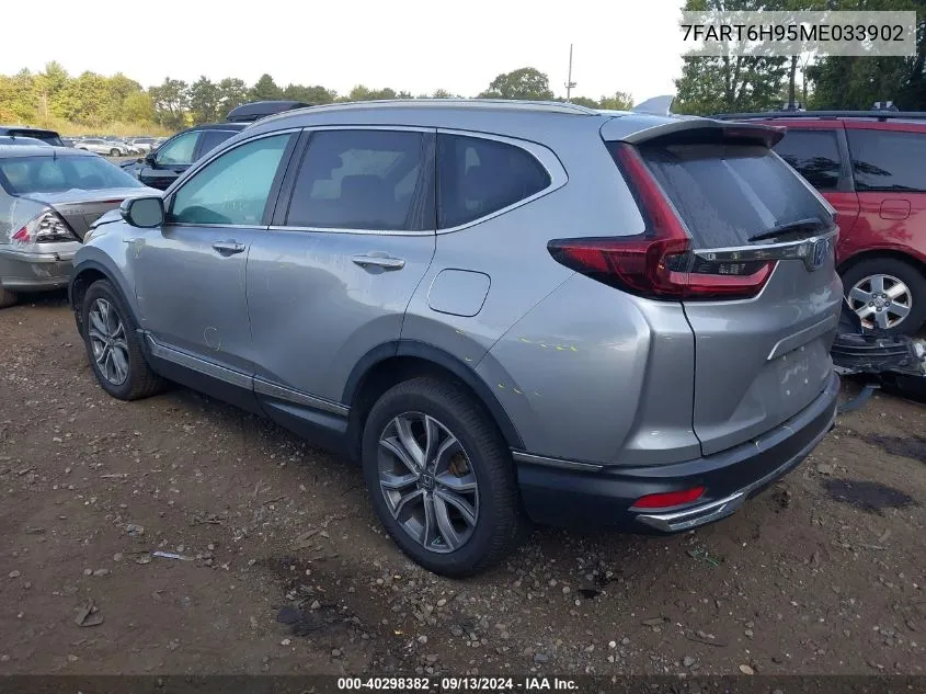 2021 Honda Cr-V Touring VIN: 7FART6H95ME033902 Lot: 40298382