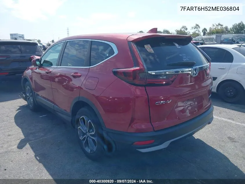 7FART6H52ME036804 2021 Honda Cr-V Hybrid Ex