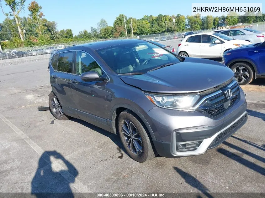 2HKRW2H86MH651069 2021 Honda Cr-V Exl