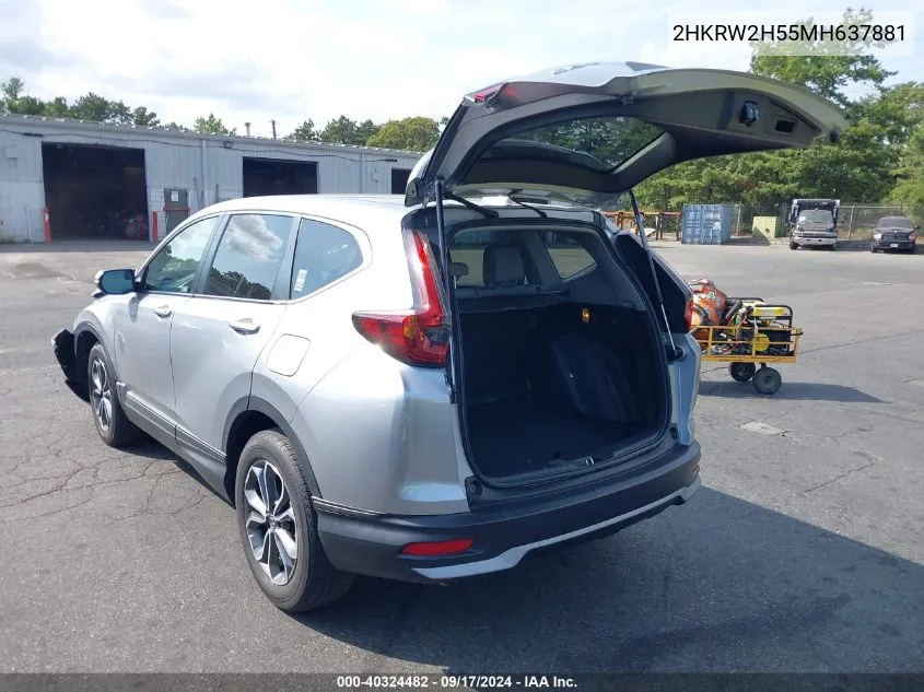 2HKRW2H55MH637881 2021 Honda Cr-V Awd Ex