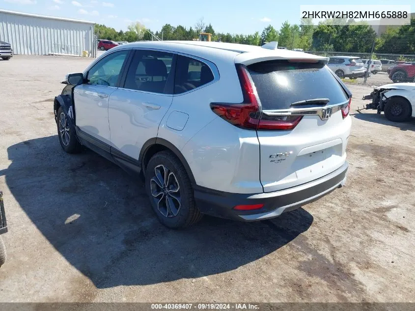 2HKRW2H82MH665888 2021 Honda Cr-V Awd Ex-L